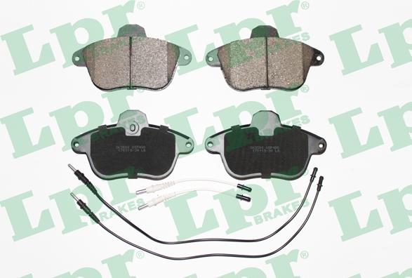 LPR 05P480 - Brake Pad Set, disc brake autospares.lv