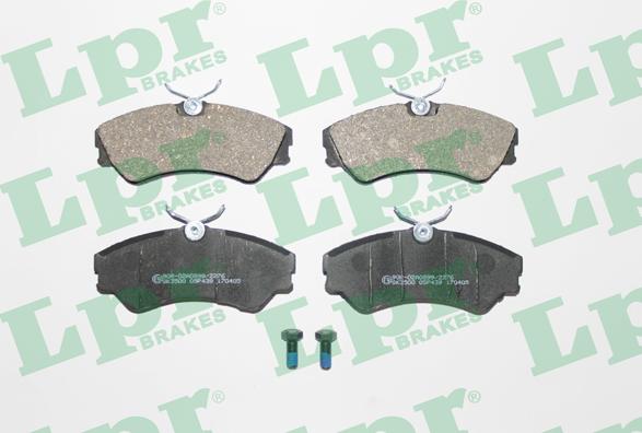 LPR 05P439 - Brake Pad Set, disc brake autospares.lv