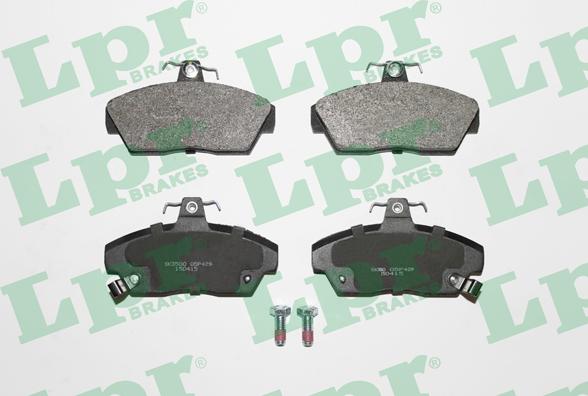 LPR 05P429 - Brake Pad Set, disc brake autospares.lv