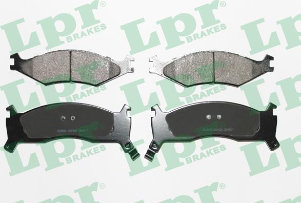 LPR 05P426 - Brake Pad Set, disc brake autospares.lv