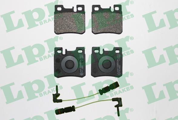 LPR 05P428A - Brake Pad Set, disc brake autospares.lv