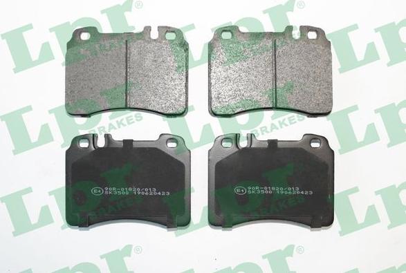 LPR 05P423 - Brake Pad Set, disc brake autospares.lv