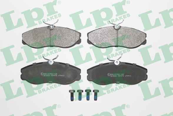 LPR 05P470 - Brake Pad Set, disc brake autospares.lv