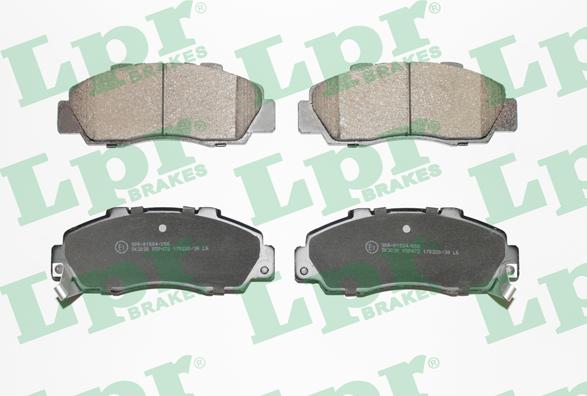 LPR 05P472 - Brake Pad Set, disc brake autospares.lv