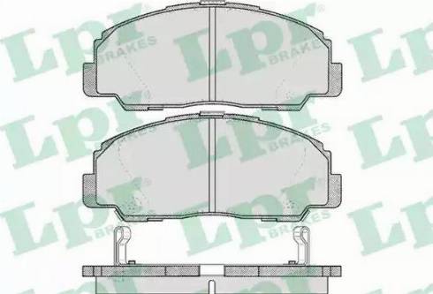 LPR 05P549 - Brake Pad Set, disc brake autospares.lv