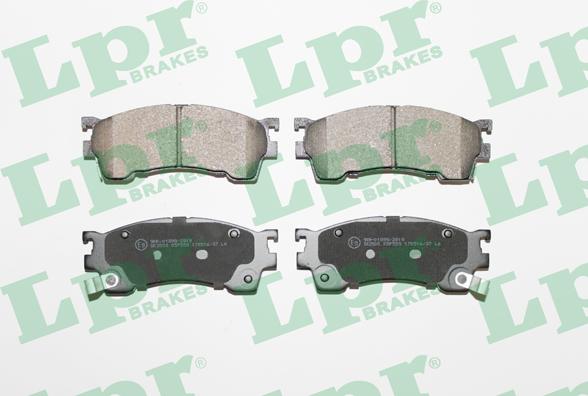 LPR 05P559 - Brake Pad Set, disc brake autospares.lv