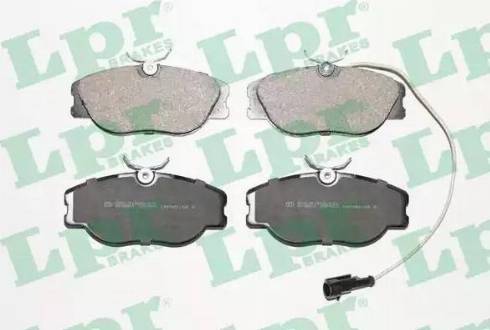 LPR 05P556 - Brake Pad Set, disc brake autospares.lv