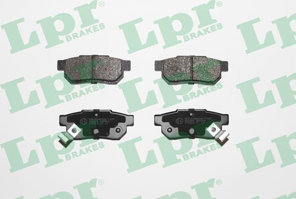LPR 05P506 - Brake Pad Set, disc brake autospares.lv