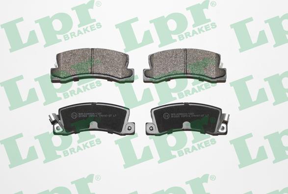 LPR 05P514 - Brake Pad Set, disc brake autospares.lv