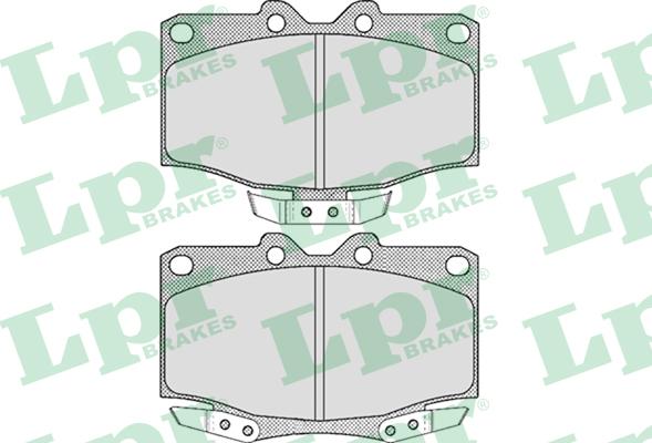 LPR 05P515 - Brake Pad Set, disc brake autospares.lv