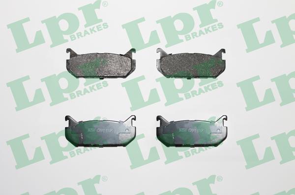 LPR 05P512 - Brake Pad Set, disc brake autospares.lv