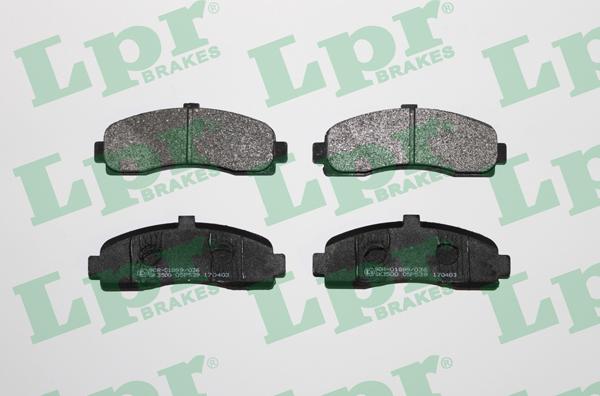 LPR 05P539 - Brake Pad Set, disc brake autospares.lv