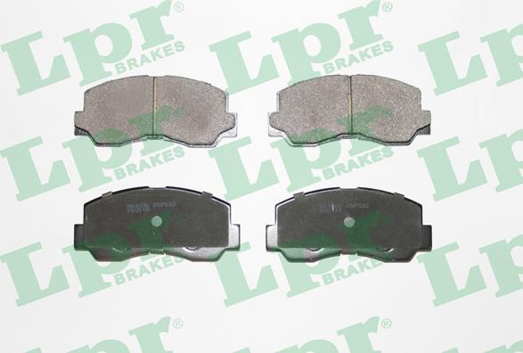 LPR 05P532 - Brake Pad Set, disc brake autospares.lv