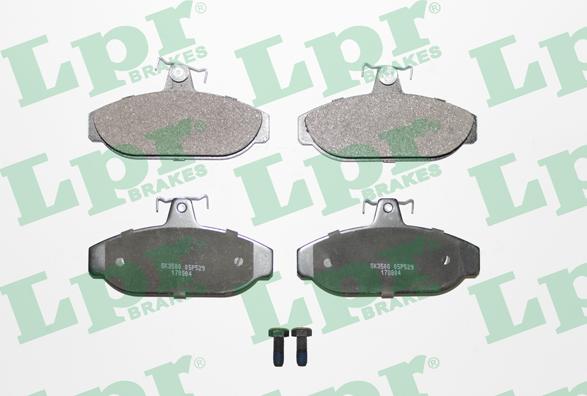 LPR 05P529 - Brake Pad Set, disc brake autospares.lv