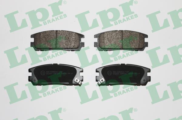 LPR 05P524 - Brake Pad Set, disc brake autospares.lv