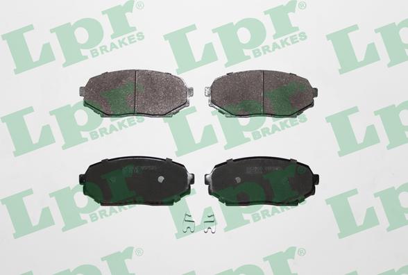 LPR 05P525 - Brake Pad Set, disc brake autospares.lv