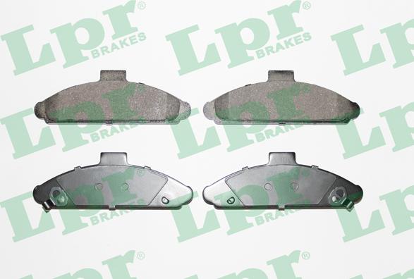 LPR 05P579 - Brake Pad Set, disc brake autospares.lv