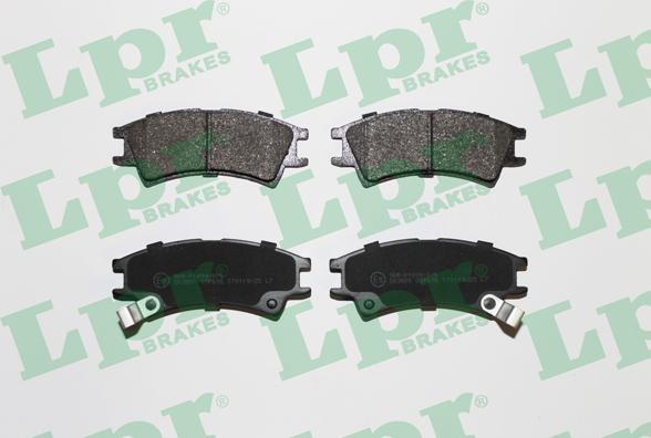 LPR 05P695 - Brake Pad Set, disc brake autospares.lv