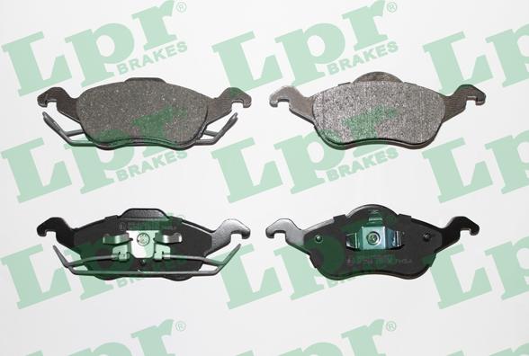 LPR 05P696 - Brake Pad Set, disc brake autospares.lv