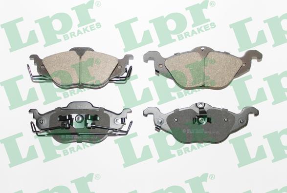 LPR 05P698 - Brake Pad Set, disc brake autospares.lv