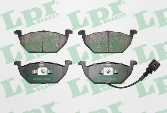 LPR 05P692 - Brake Pad Set, disc brake autospares.lv