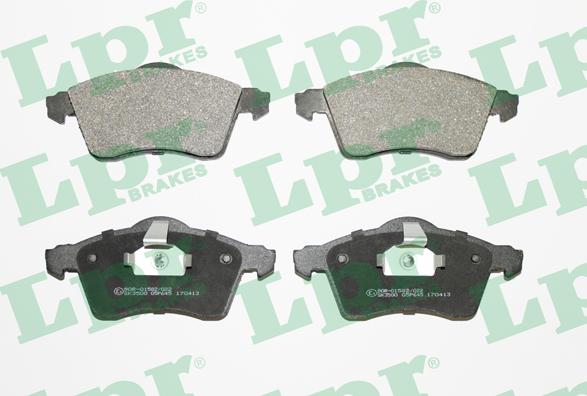 LPR 05P645 - Brake Pad Set, disc brake autospares.lv