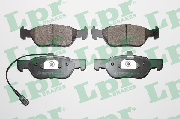 LPR 05P646 - Brake Pad Set, disc brake autospares.lv