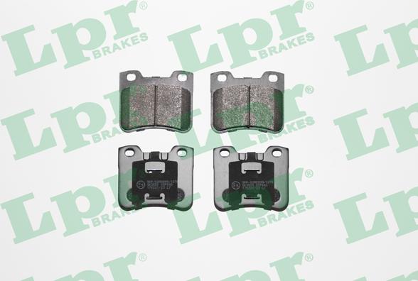 LPR 05P643 - Brake Pad Set, disc brake autospares.lv