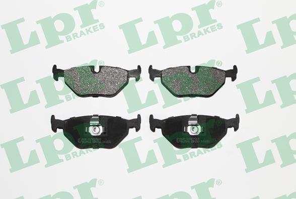 LPR 05P650 - Brake Pad Set, disc brake autospares.lv