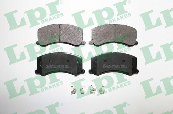 LPR 05P665 - Brake Pad Set, disc brake autospares.lv