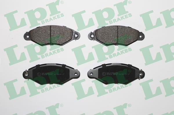 LPR 05P661 - Brake Pad Set, disc brake autospares.lv