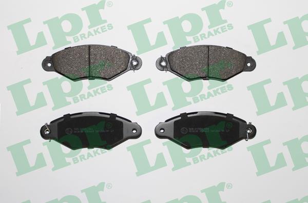 LPR 05P662 - Brake Pad Set, disc brake autospares.lv