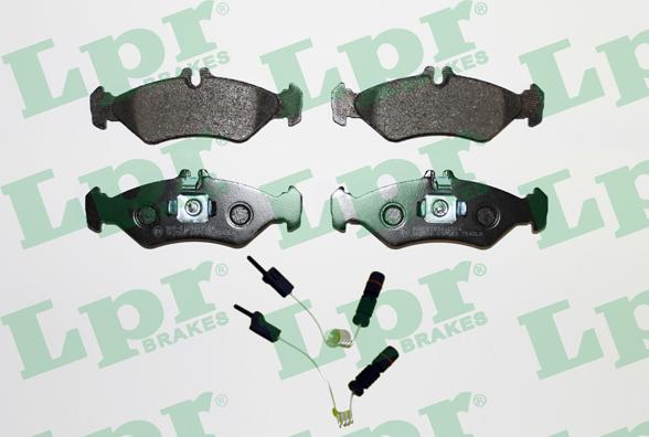 LPR 05P609A - Brake Pad Set, disc brake autospares.lv