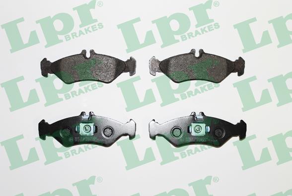 LPR 05P609 - Brake Pad Set, disc brake autospares.lv