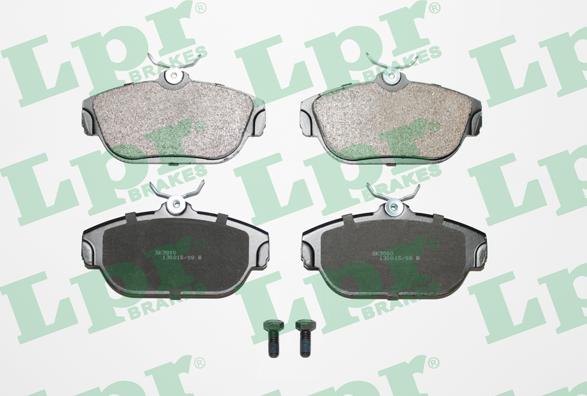 LPR 05P601 - Brake Pad Set, disc brake autospares.lv