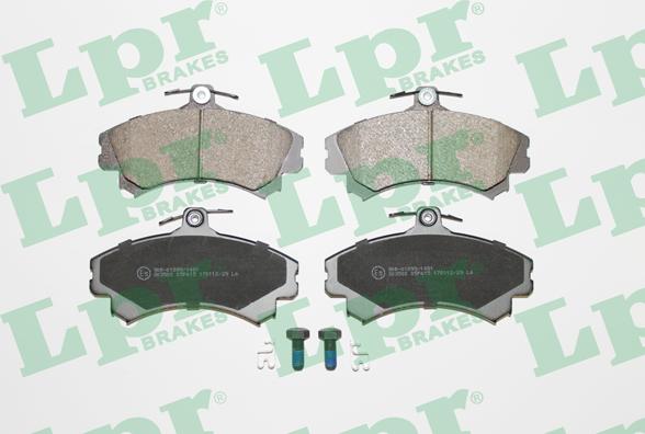 LPR 05P615 - Brake Pad Set, disc brake autospares.lv