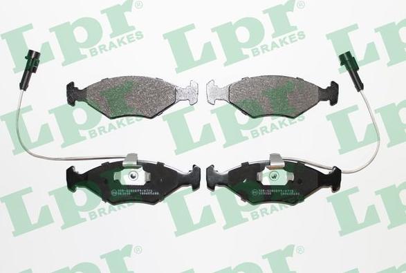 LPR 05P680 - Brake Pad Set, disc brake autospares.lv
