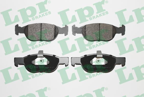 LPR 05P688 - Brake Pad Set, disc brake autospares.lv