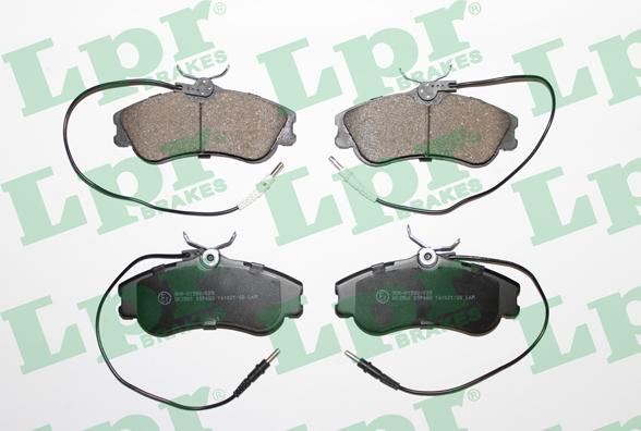 LPR 05P683 - Brake Pad Set, disc brake autospares.lv