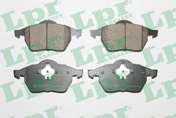 LPR 05P639 - Brake Pad Set, disc brake autospares.lv