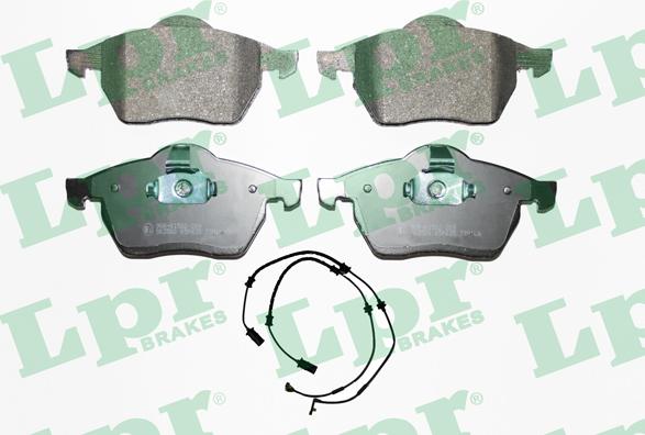 LPR 05P635A - Brake Pad Set, disc brake autospares.lv