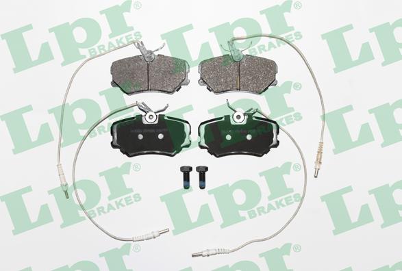 LPR 05P636 - Brake Pad Set, disc brake autospares.lv