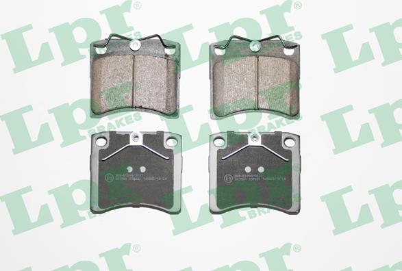 LPR 05P631 - Brake Pad Set, disc brake autospares.lv