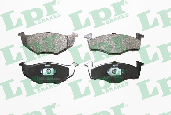 LPR 05P638 - Brake Pad Set, disc brake autospares.lv