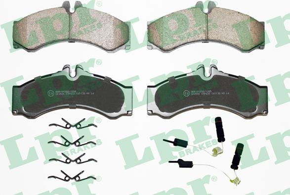 LPR 05P633A - Brake Pad Set, disc brake autospares.lv