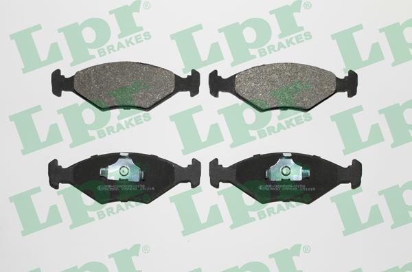 LPR 05P632 - Brake Pad Set, disc brake autospares.lv