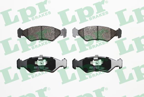 LPR 05P625 - Brake Pad Set, disc brake autospares.lv
