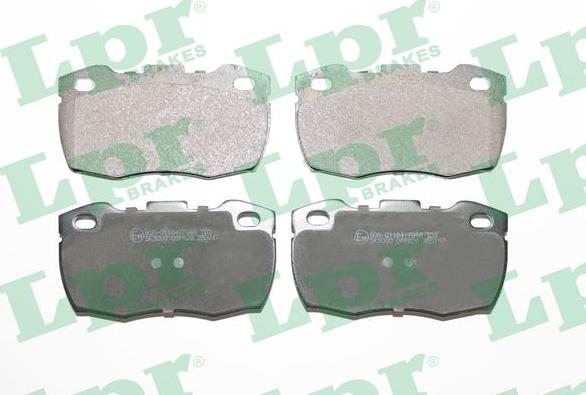 LPR 05P626 - Brake Pad Set, disc brake autospares.lv