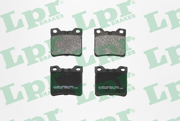 LPR 05P622 - Brake Pad Set, disc brake autospares.lv