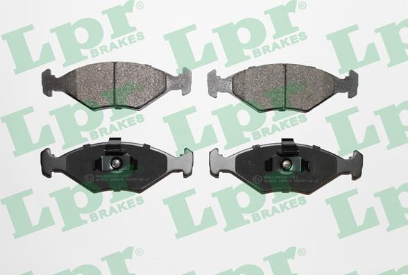 LPR 05P679 - Brake Pad Set, disc brake autospares.lv